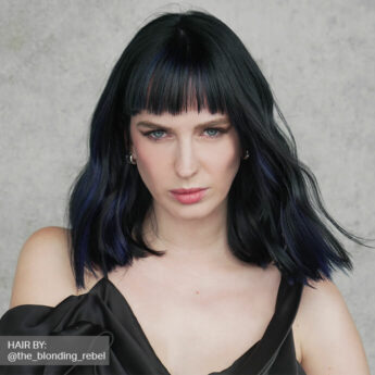 Featured female model in Capture the Midnight Magic with the Allure of HydraGloss